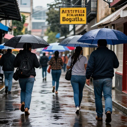 Mapa del clima: así están las lluvias en Bogotá este miércoles