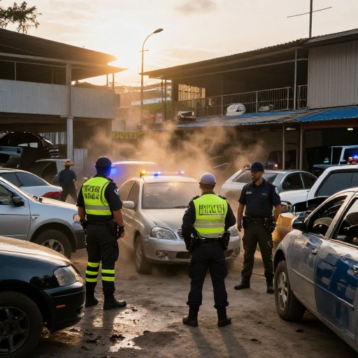 Desmantelan bodega de autopartes robadas y capturan ladrones de carros en Engativá y Los Mártires