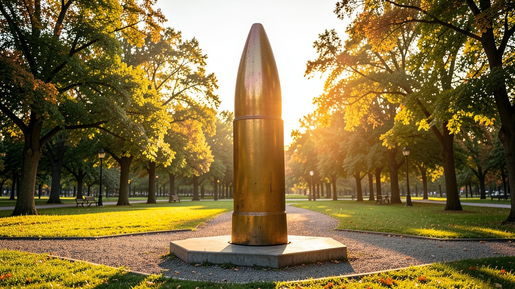 Rock al Parque inaugura monumento de 4 metros hecho con balas recicladas