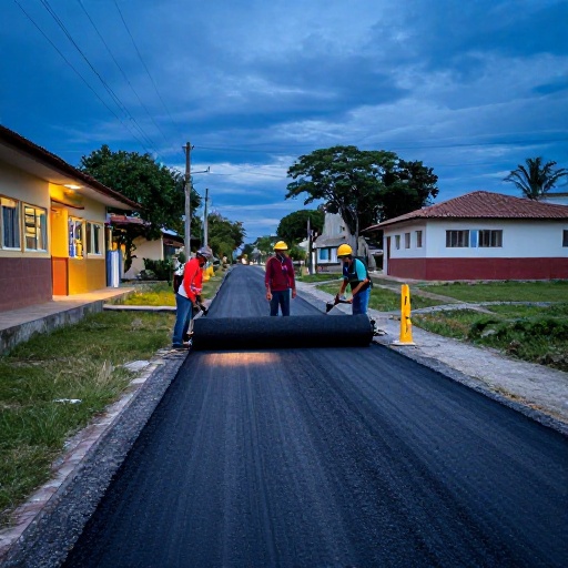Entregan vía en Ciudad Bolívar que mejora acceso al Colegio Rural Pasquilla