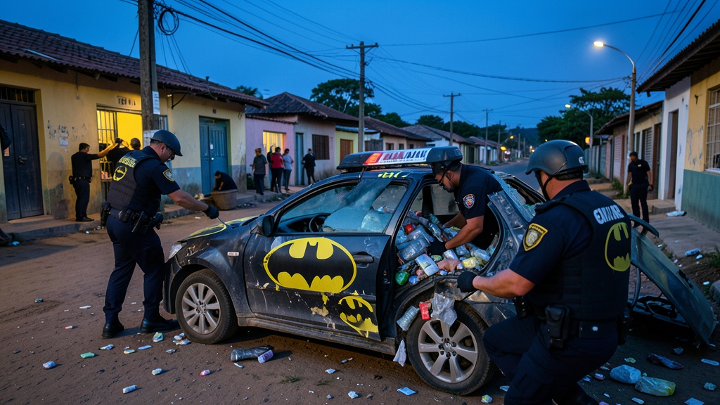Desmantelan banda 'Hera' que vendía droga con símbolo de Batman en locales de autopartes