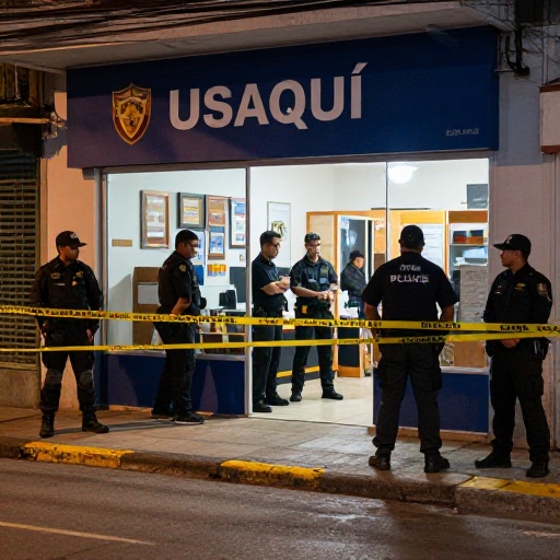 Amenaza armada: ladrones sustrajeron $18 millones en un local comercial de Usaquén