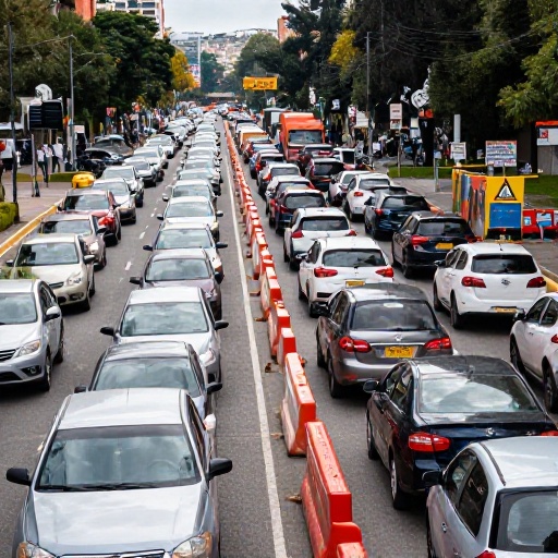 Cierre total en Diagonal 40A con Caracas por obras del Metro de Bogotá