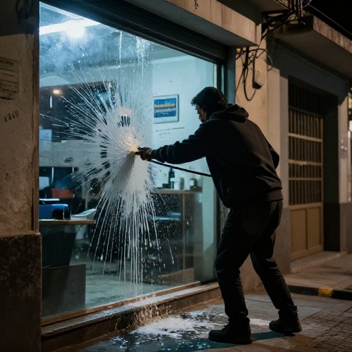 Nueva modalidad delictiva en Ciudad Bolívar: usan ácido para allanar locales comerciales