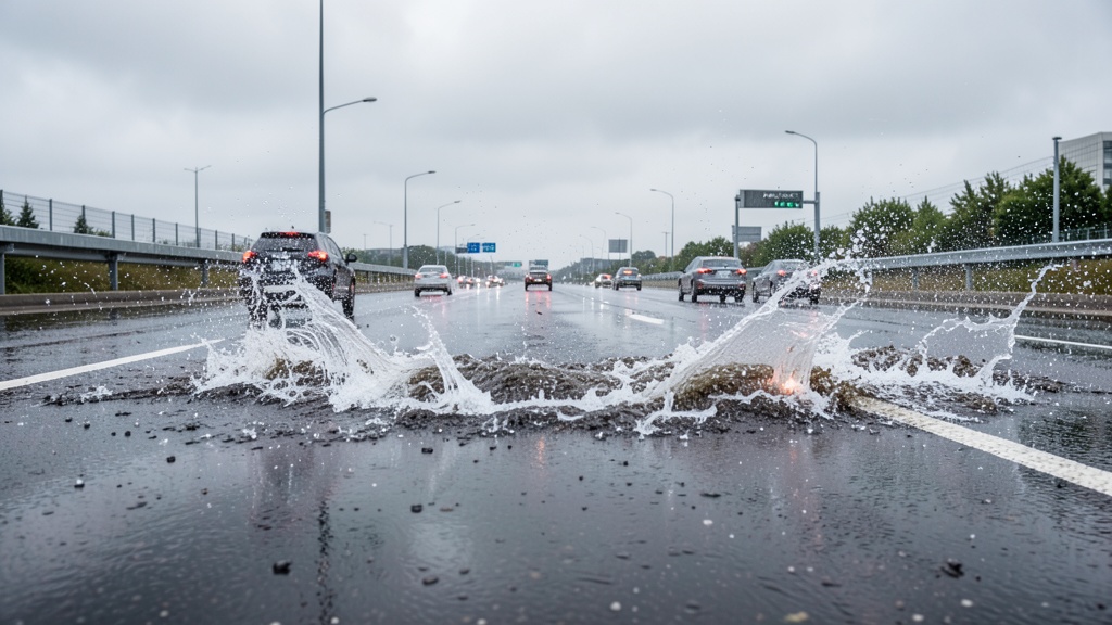 Inundación grave cierra Carrera 7 en el norte por rotura de tubería