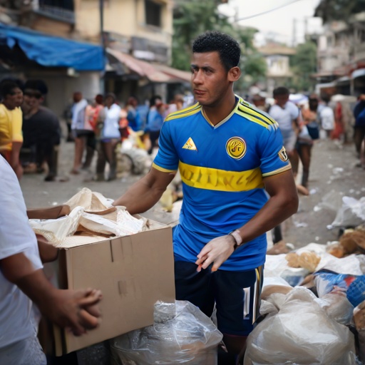 Jugador de Selección Colombia envía ayuda humanitaria tras terremoto