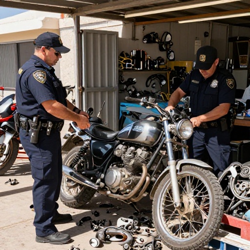 Policía desmantela taller clandestino de motos robadas en Santa Fe