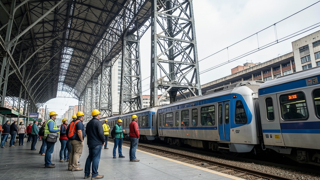 Avanza el Metro de Bogotá: ya se ubican 19 de los 30 trenes en su nueva cochera gigante