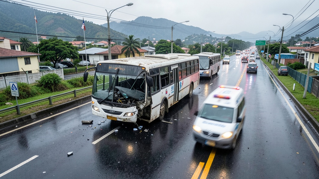 Trágico accidente en Rionegro: Vendedor ambulante cayó de bus y falleció en vía Medellín-Bogotá