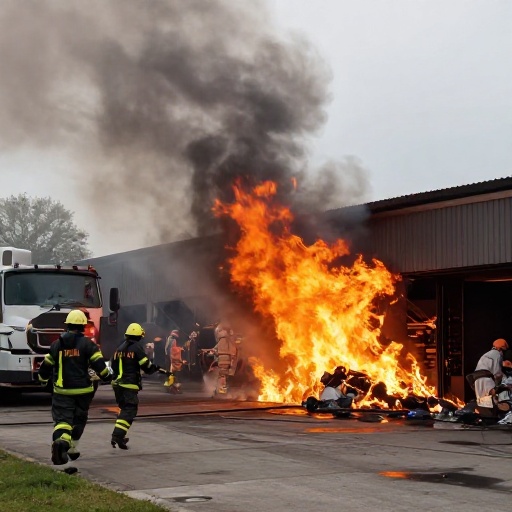 Incendio en bodegas de reciclaje deja emergencia en Bosa y moviliza a bomberos