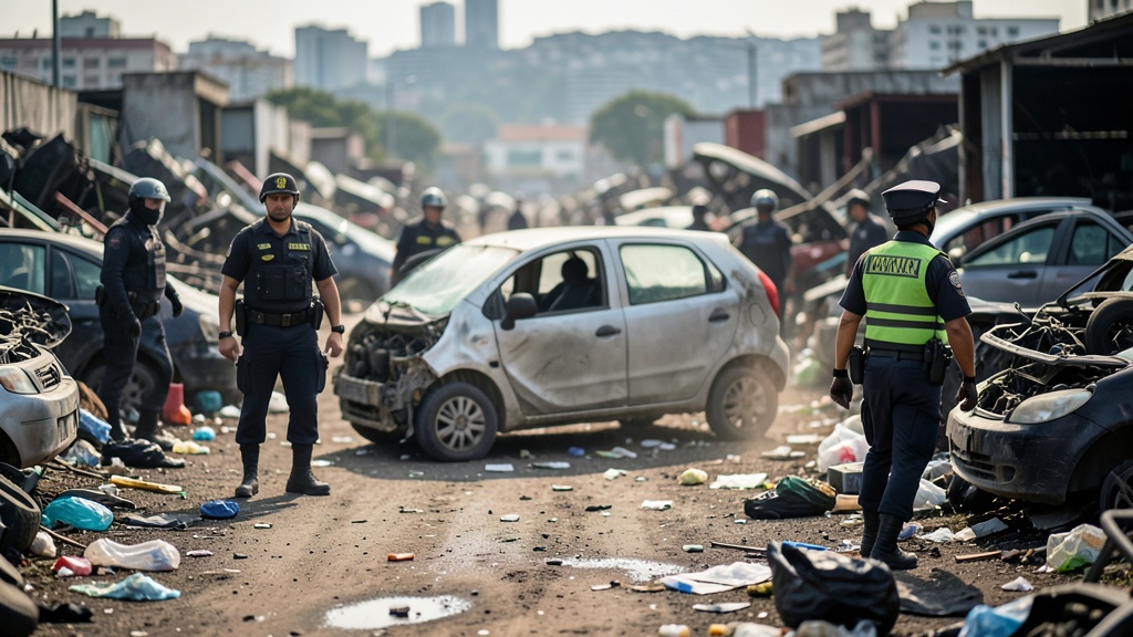 Desmantelan red de desguace en el 7 de Agosto tras robo de vehículo en Suba