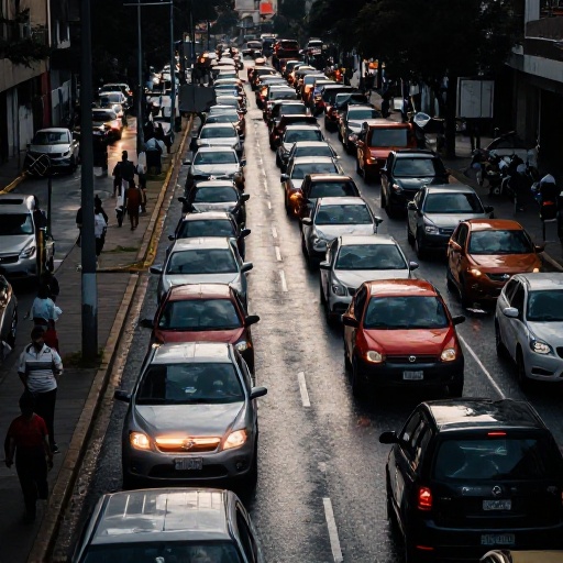 Alta congestión en calle 80 con carrera 106: así está la movilidad en Bogotá hoy