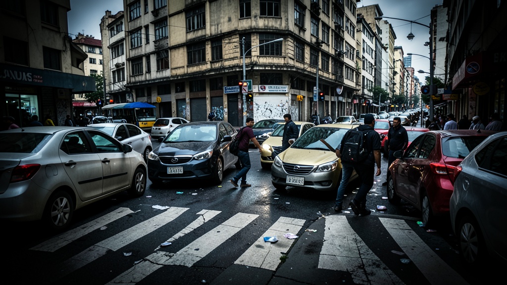 Denuncian uso ilegal de andenes como vías para camionetas en Bogotá