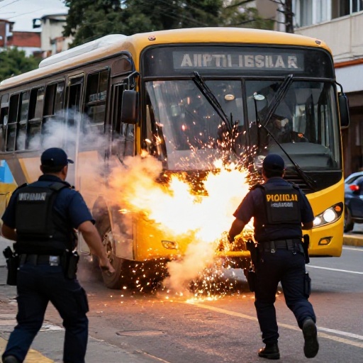 Asalto violento con armas de fuego en bus de SITP en Fontibón deja pasajeros heridos
