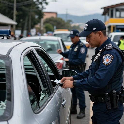 Curas de vehículos enviados a Migraciones por faltas legales en Colombia