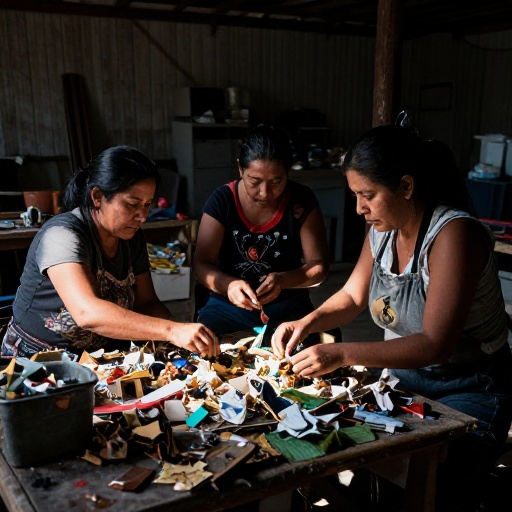 Los Mártires fortalece el talento artístico con 28 talleres de reciclaje creativo