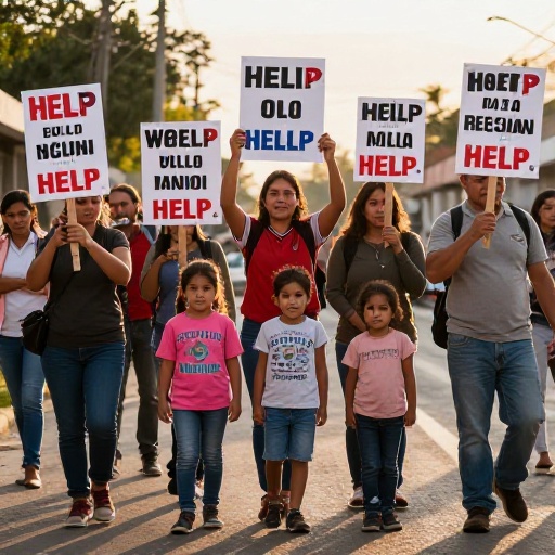 Familiares bloquean vías en Engativá por desaparición de niño y exigen ayuda