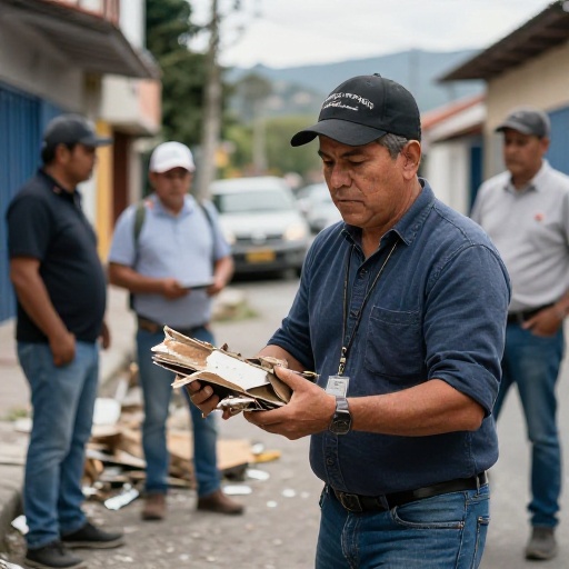 Sancionan a ciudadano por arrojar escombros en vía pública en Suba