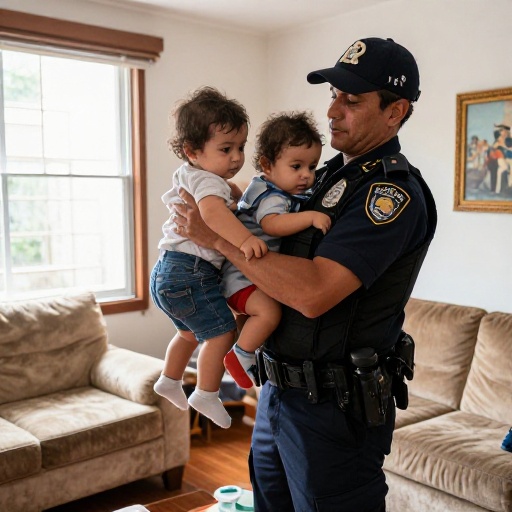 Policía rescató a dos hermanos de 2 y 5 años abandonados en una vivienda de Bogotá