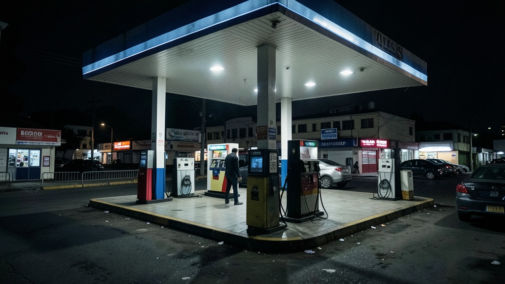 Asalto con arma en gasolinera del norte de Bogotá: video revela el momento del robo