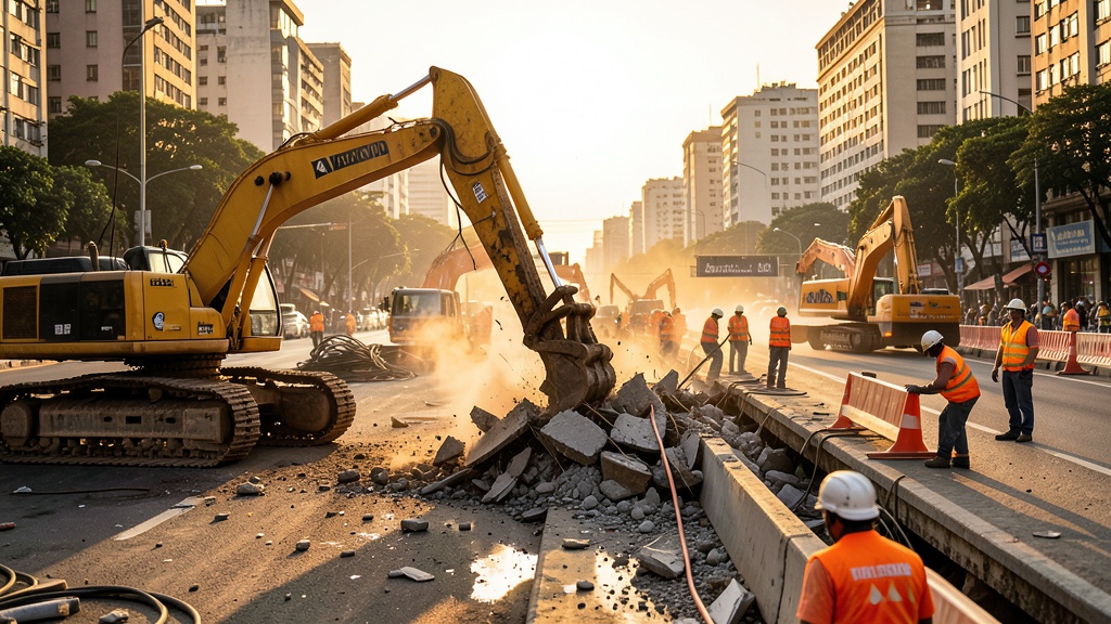 Desmontan puente sobre la 100 con Carrera 7 este fin de semana festivo