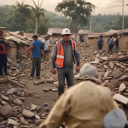 Ingeniero de Los Mártires lleva su expertise a comunidades tras terremoto