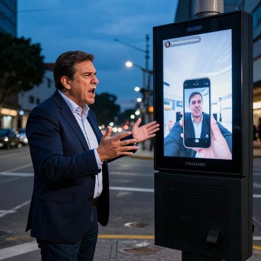 Alcalde Galán reacciona a audiciones virales del Metro con una grosería