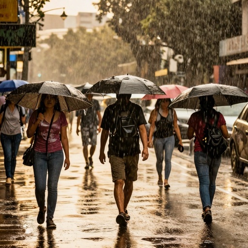 Pronóstico climático de Colombia: Lluvia extrema y calor sofocante marcan la jornada