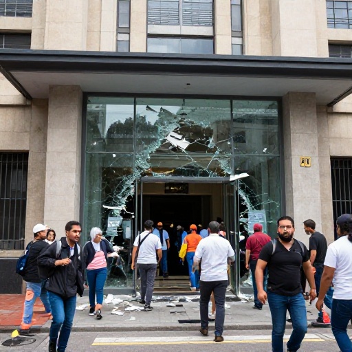 Daños en sede del ICBF en Bogotá tras protesta por uso de la palabra "niñas"
