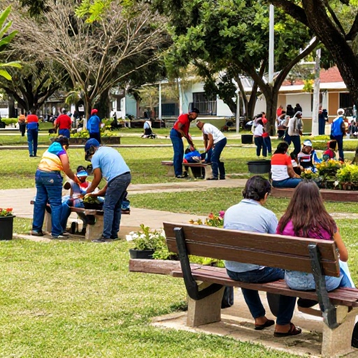 Barrios Unidos avanza en el mantenimiento y mejoramiento de sus parques