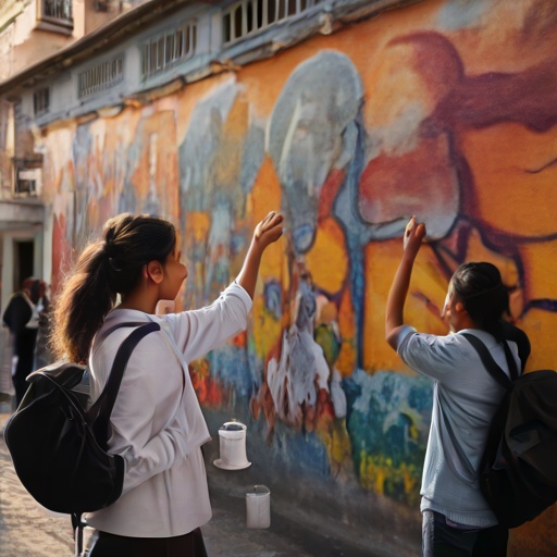 Arte y cultura transforman los entornos escolares de Antonio Nariño
