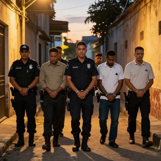 Capturan a siete presuntos autores del asesinato de un policía en Ciudad Bolívar