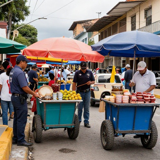 Autoridades intervienen carretas en Chapinero para recuperar espacio público