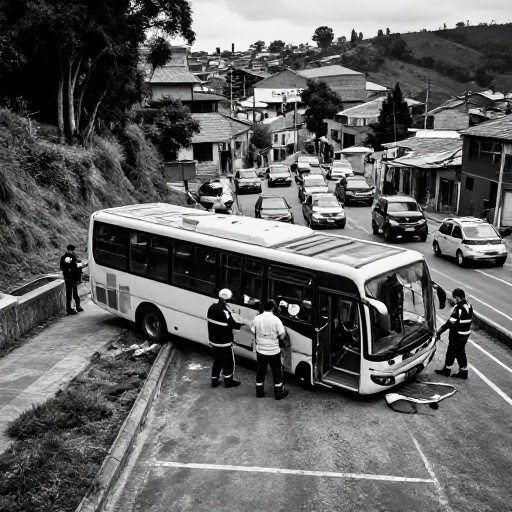 Accidente de bus en Usaquén deja al menos ocho heridos este domingo
