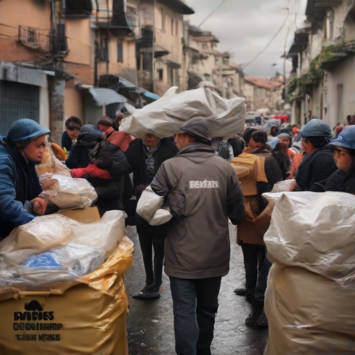 Bogotá entrega ayuda temporal por terremoto del 10 de agosto