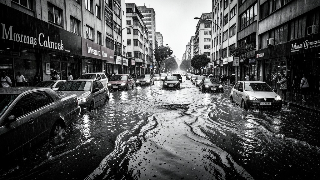 Bogotá amaneció con calles inundadas y caos vial tras las lluvias del 6 de octubre