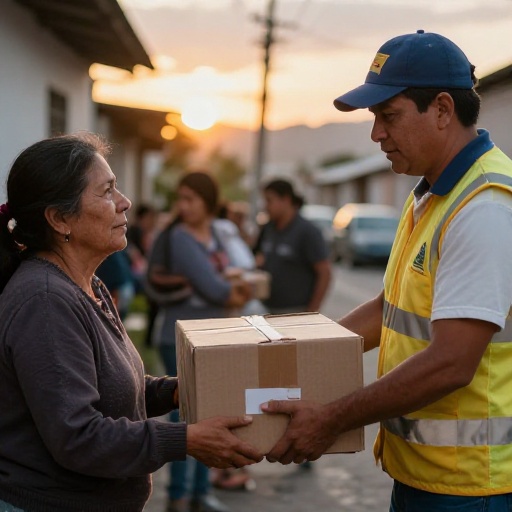 Bogotá entrega ayuda temporal por terremoto del 10 de agosto