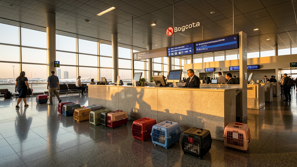 Bogotá presiona a EE.UU. por visas tras abandono de mascotas en aeropuertos